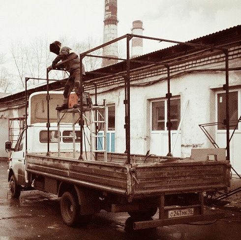 Каркас на грузовик (4.0х2.0) фото на сайте Производственной Компании ЭлитТент