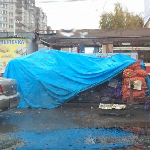 Тент полог тарпаулин 180 г/м2 фото на сайте Производственной Компании ЭлитТент