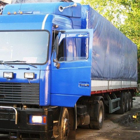 Тент на полуприцеп Шмитц (13.6) фото на сайте Производственной Компании ЭлитТент