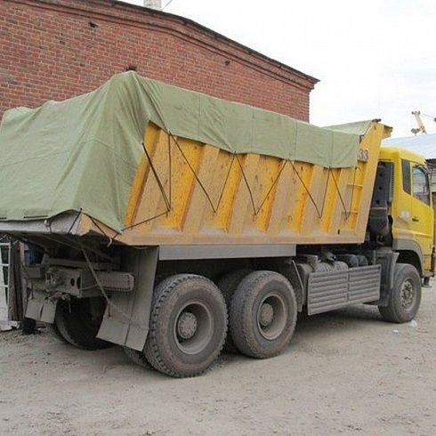 Тент полог на самосвал КамАЗ 65115 фото на сайте Производственной Компании ЭлитТент