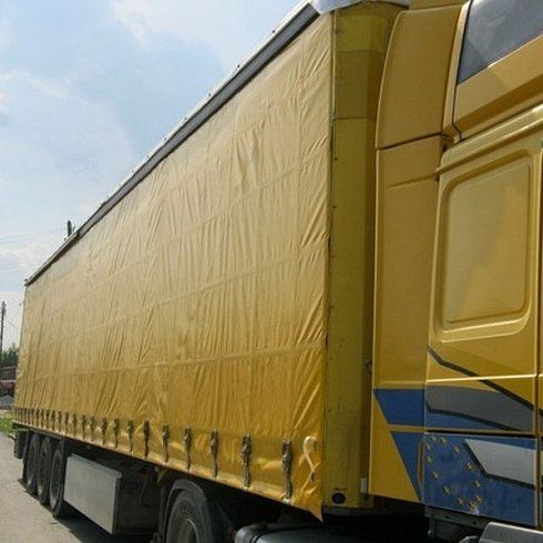 Тент борта полуприцепа 13,6 м. фото на сайте Производственной Компании ЭлитТент