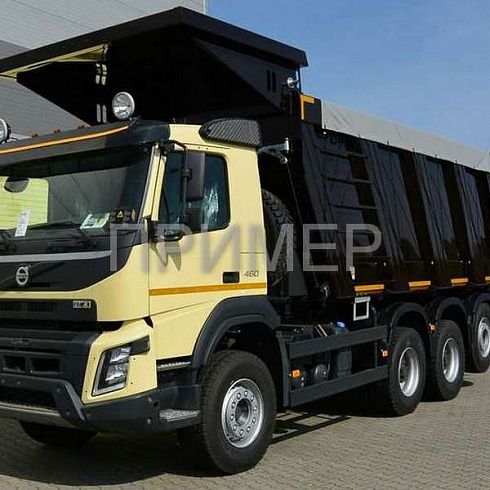 Тент полог на самосвал Volvo FMX фото на сайте Производственной Компании ЭлитТент