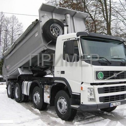 Тент полог на самосвал Volvo FM 8х4 фото на сайте Производственной Компании ЭлитТент