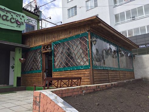 Мягкое окно для кафе фото на сайте Производственной Компании ЭлитТент