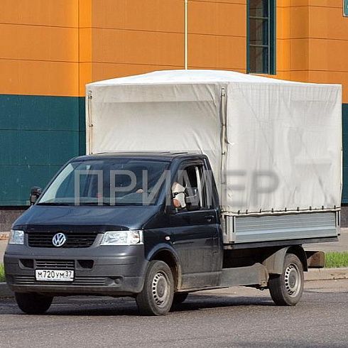 Тент на бортовой Volkswagen Transporter T5 Pritsche (2.93х1.8) фото на сайте Производственной Компании ЭлитТент