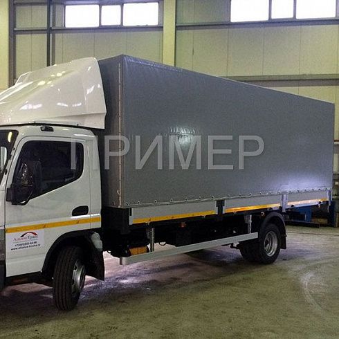 Тент на бортовой Mitsubishi Fuso Canter 7 (5.2х2.4) фото на сайте Производственной Компании ЭлитТент
